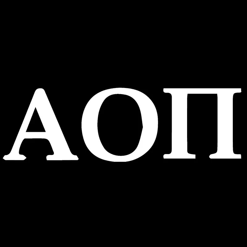 Смешная Виниловая наклейка для автомобиля 14 4 х4 5 см ALPHA OMICRON PI SORORITY|car sticker|decals carvinyl