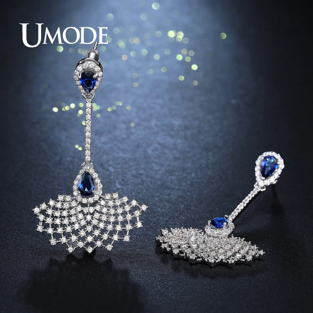 Женские серьги подвески с фианитами ААА +|earrings for|earrings for women weddingdropping earrings |