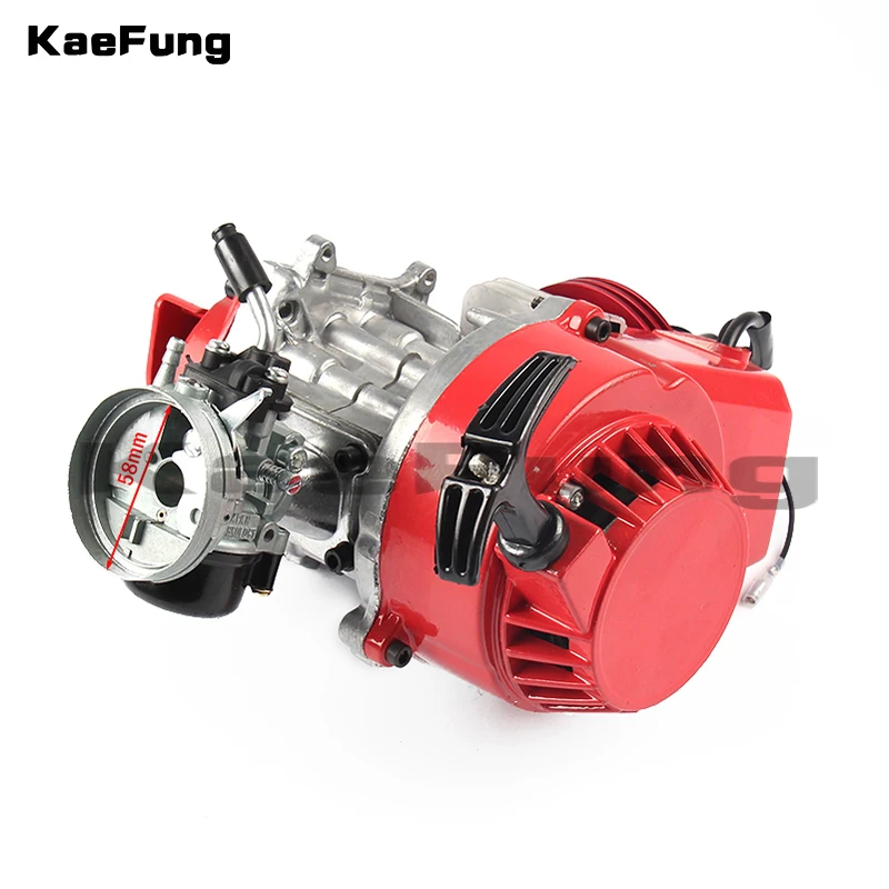 Карманный мотоцикл 2 тактный двигатель для мини карты грязи бензина мотора