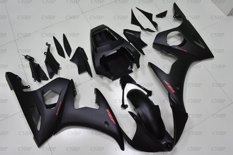 Для YAMAHA YZFR6 2004 набор для всего тела YZF R6 2003-2005 материя черный кузов YZFR6 2003 Пластиковые обтекатели