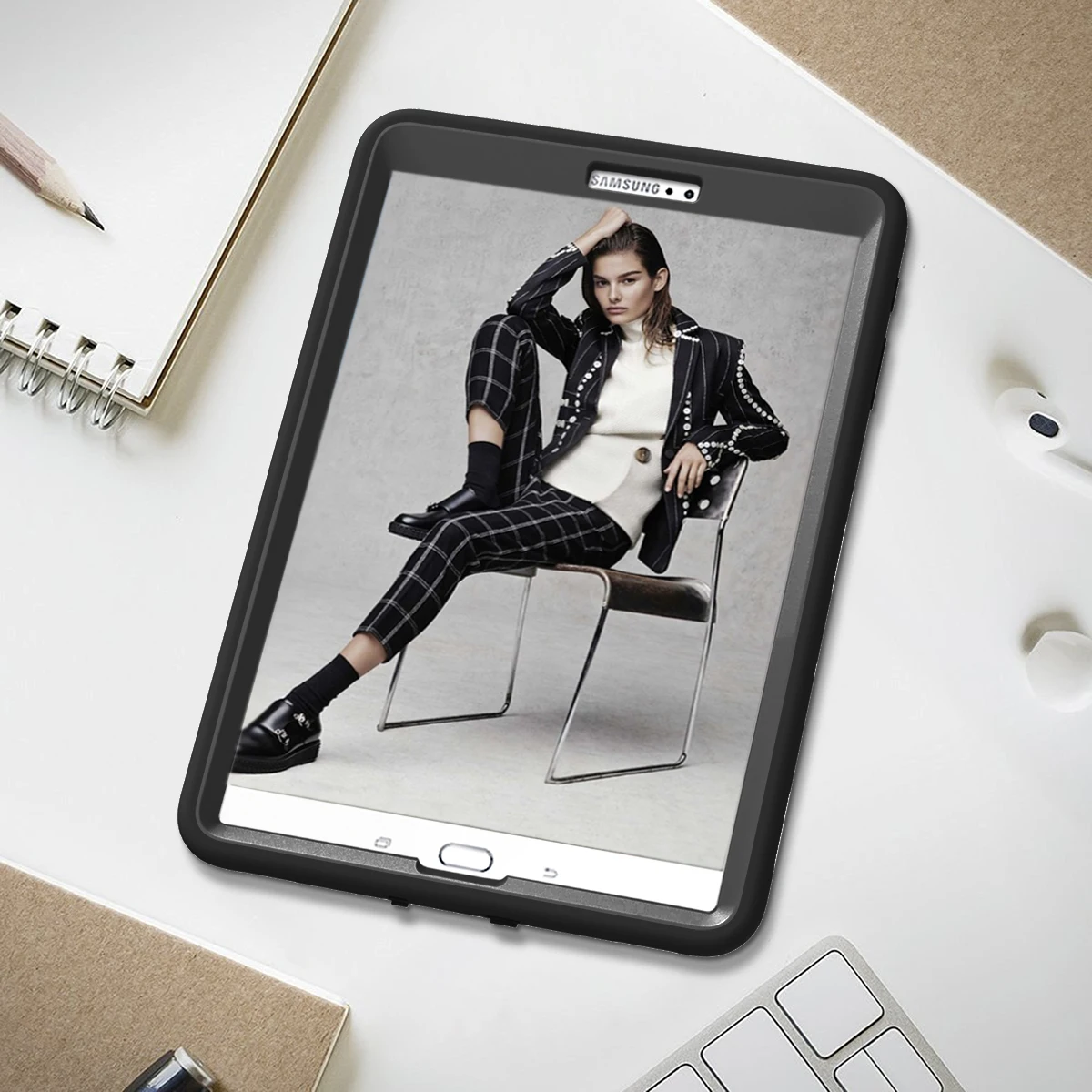 Для Samsung Galaxy Tab S3 9 7 SM T820/T825 чехол с высокой отдачей обеспечивает противоударную