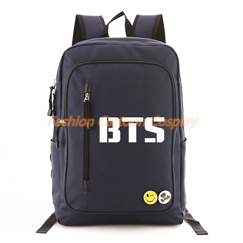 2018 Новый KPOP BTS Bangtan Обувь Для Мальчиков Логотип Двери письмо рюкзак рюкзаки