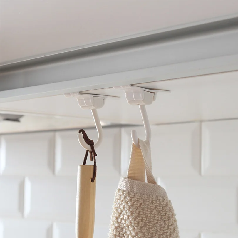 Крючок для шкафа 2 шт. крючок мусорного мешка кухонный крюк раковины двери задний