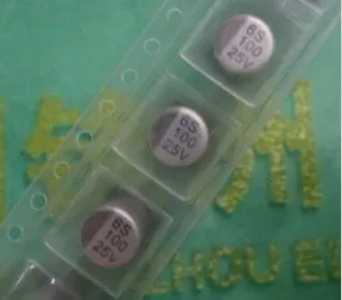 

HAILANGNIAO 10 шт. 100 мкФ 25 в 6*7 мм SMD 25 в 100 мкФ чип алюминиевый конденсатор
