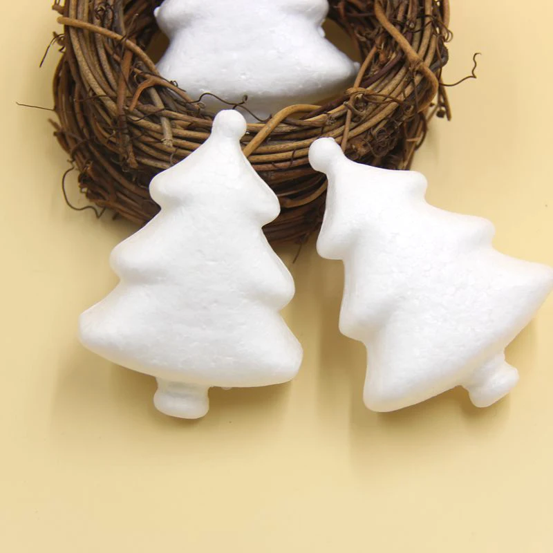 

New!10PCS 7CM Mini Tree Modelling Polystyrene Styrofoam Foam Ball DIY Supplies Home Decor Christmas Party Decorations Kids Gift