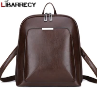 vintage backpack female brand leather womens backpack large capacity school bag for girls leisure shoulder bags for women 2018