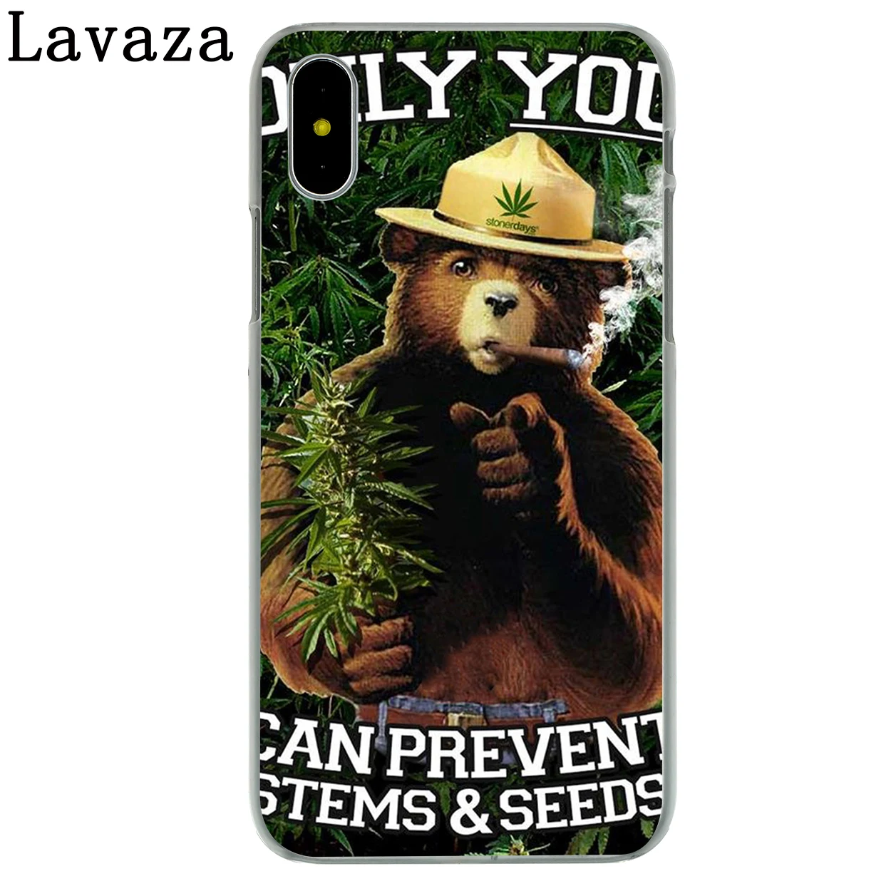 3 Чехол для телефона Lavaza Bear smoking grass cigar для Apple iPhone 4 4S 5C 5S SE 6 6S 7 8 Plus 10 X Xr Xs Max 6Plus 7Plus - Цвет: 3