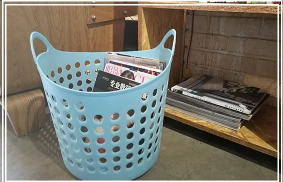 Модная мягкая пластиковая корзина для белья грязной одежды хранения вырезанная