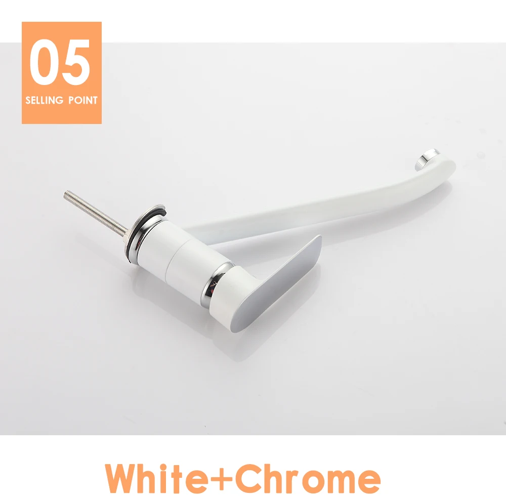 Kitchen Faucet Sink water Faucet Brass Mixer crane 360 Degree Rotating Deck Mounted Cold and Hot Kitchen Mixer Taps