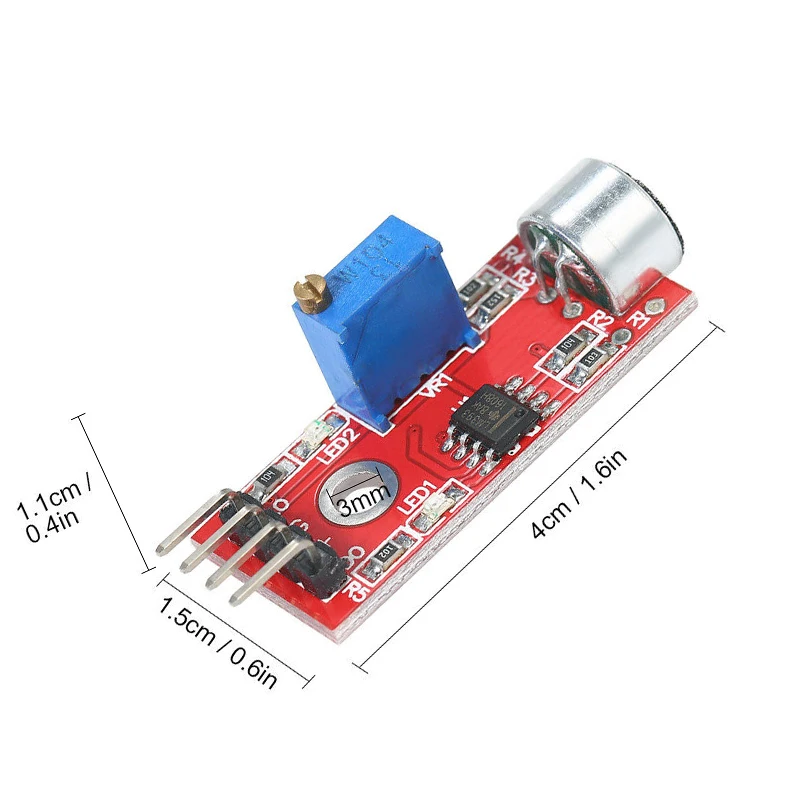 10 шт. Микрофон Звук голоса сенсор модуль для Arduino AVR PIC 5 в цифровой датчик микрофона электронный DIY детектор обнаружения чувствительный