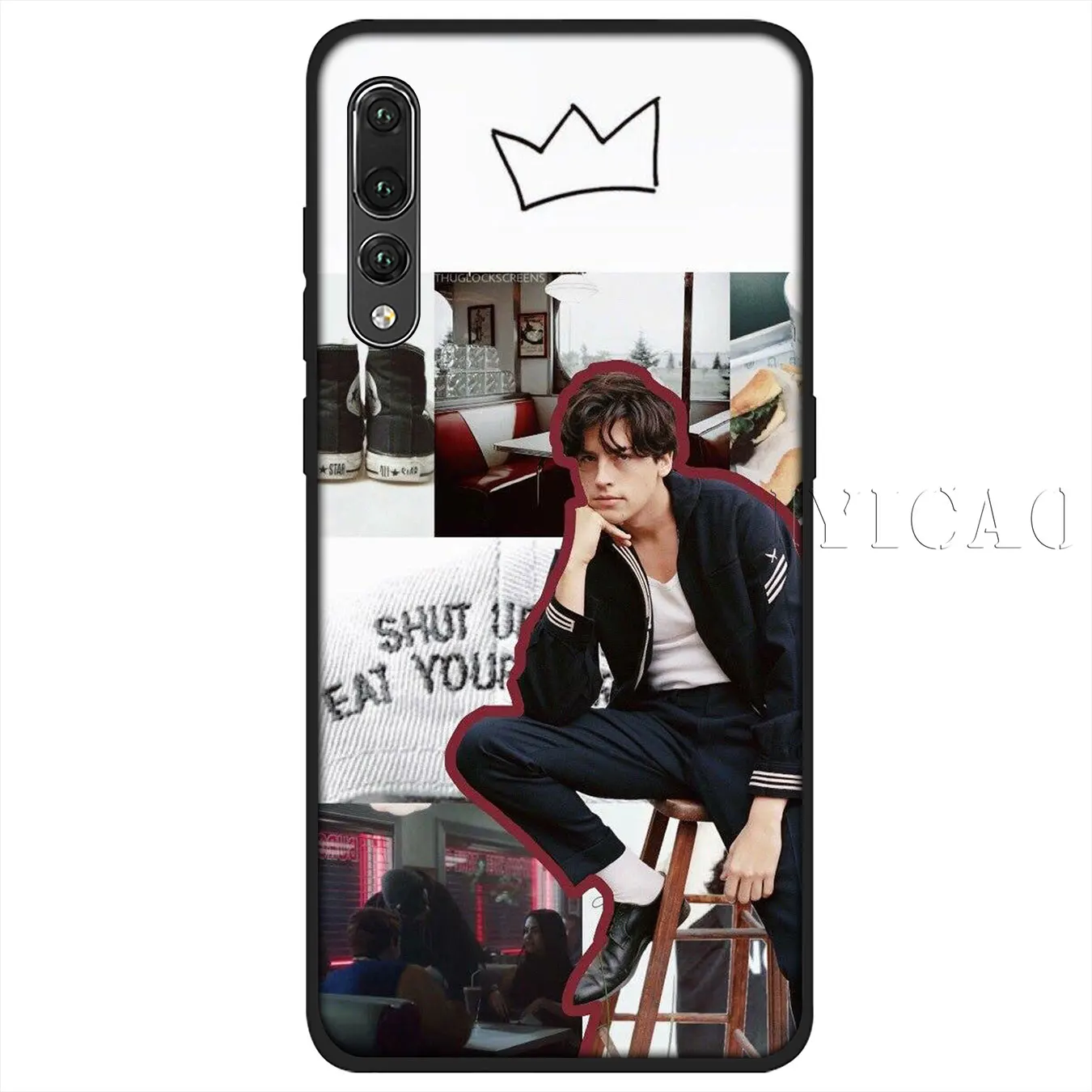 Мягкий силиконовый чехол IYICAO для Huawei P30 P20 Pro P10 P9 P8 Lite Mini 2017 2016 2015 P smart Z 2019 |