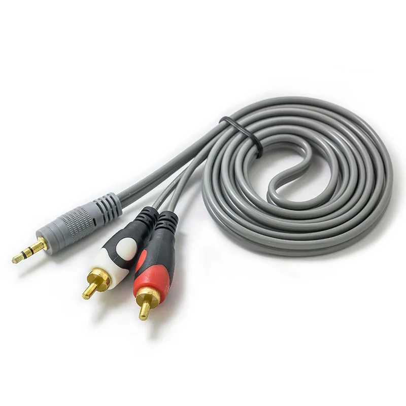 Аудиокабель 2RCA на 3 5 аудиокабель RCA с разъемом мм кабель AUX для DJ-усилителей
