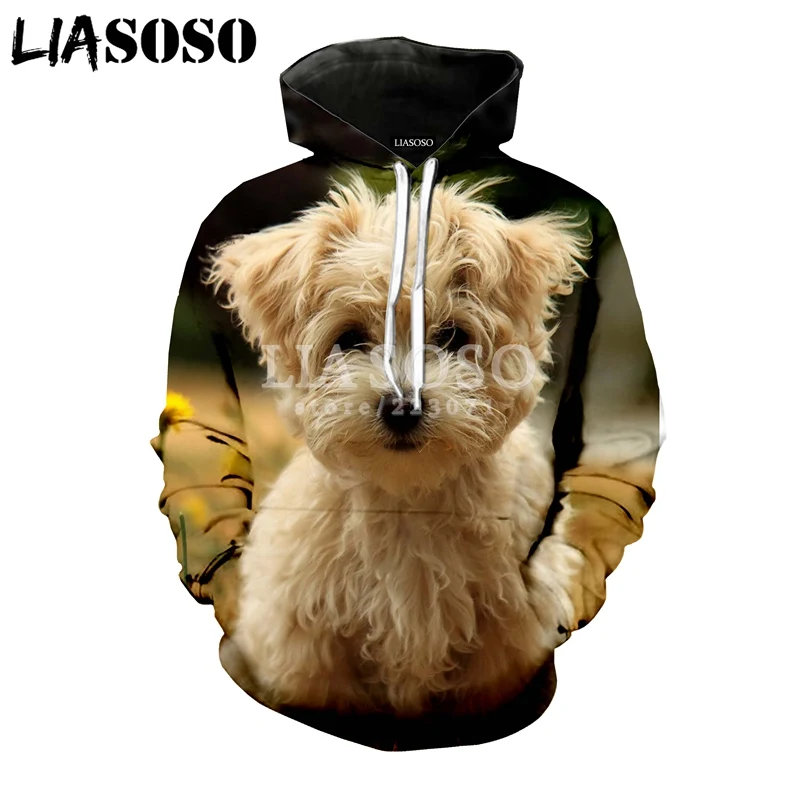 LIASOSO зимняя новая модная толстовка с 3D принтом для мужчин и женщин изображением