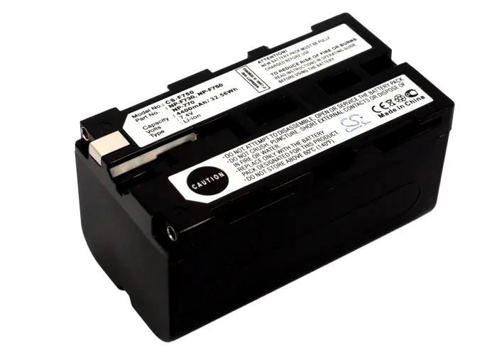 Аккумулятор Cameron Sino 4400mAh NP F730 F750 770 для Sony PBD D50 V30|Цифровые аккумуляторы| |