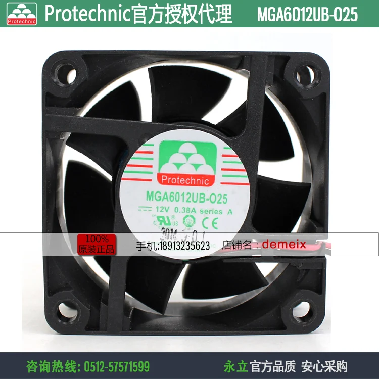 Новый Protechnic Magic MGA6012UB O25 6025 12V 0.38A Вентилятор охлаждения| |