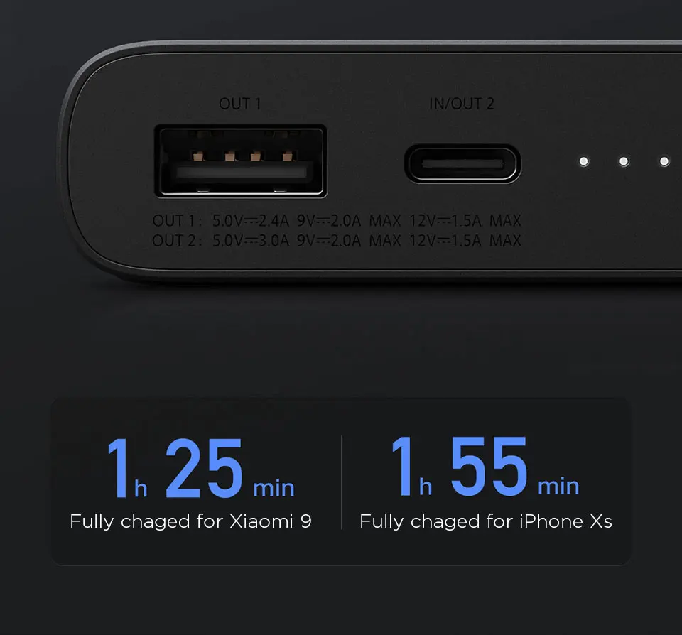 Xiaomi 10 W Max беспроводной банк питания 10000 mAh Qi Быстрая зарядка умное Беспроводное зарядное устройство для Iphone, смартфона
