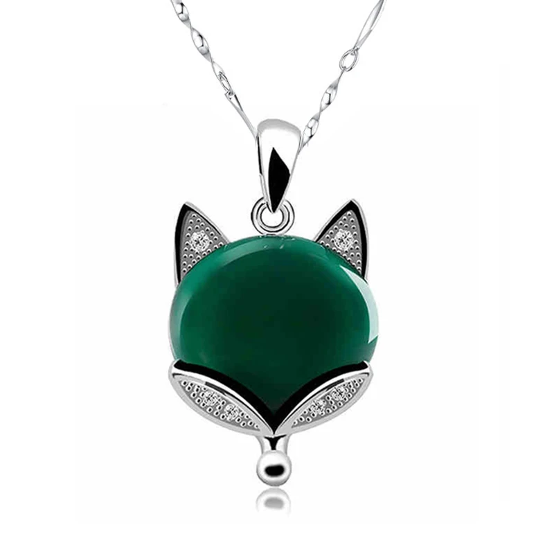 Женский комплект из колье и серёг серебра 925 пробы | Украшения аксессуары