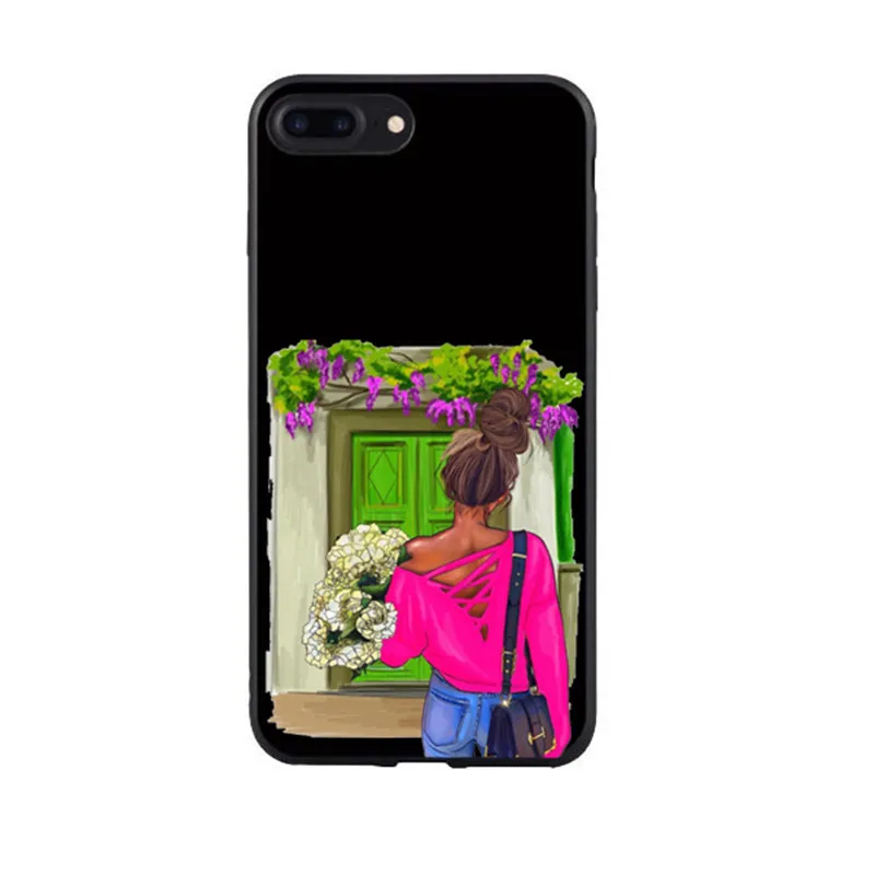 TPU Goddess VOGUE Art Princess для девочек, мягкий силиконовый чехол для iPhone 11 11Pro Max X XR XS Max 8 7 6 PLUS 5 - Цвет: TPU