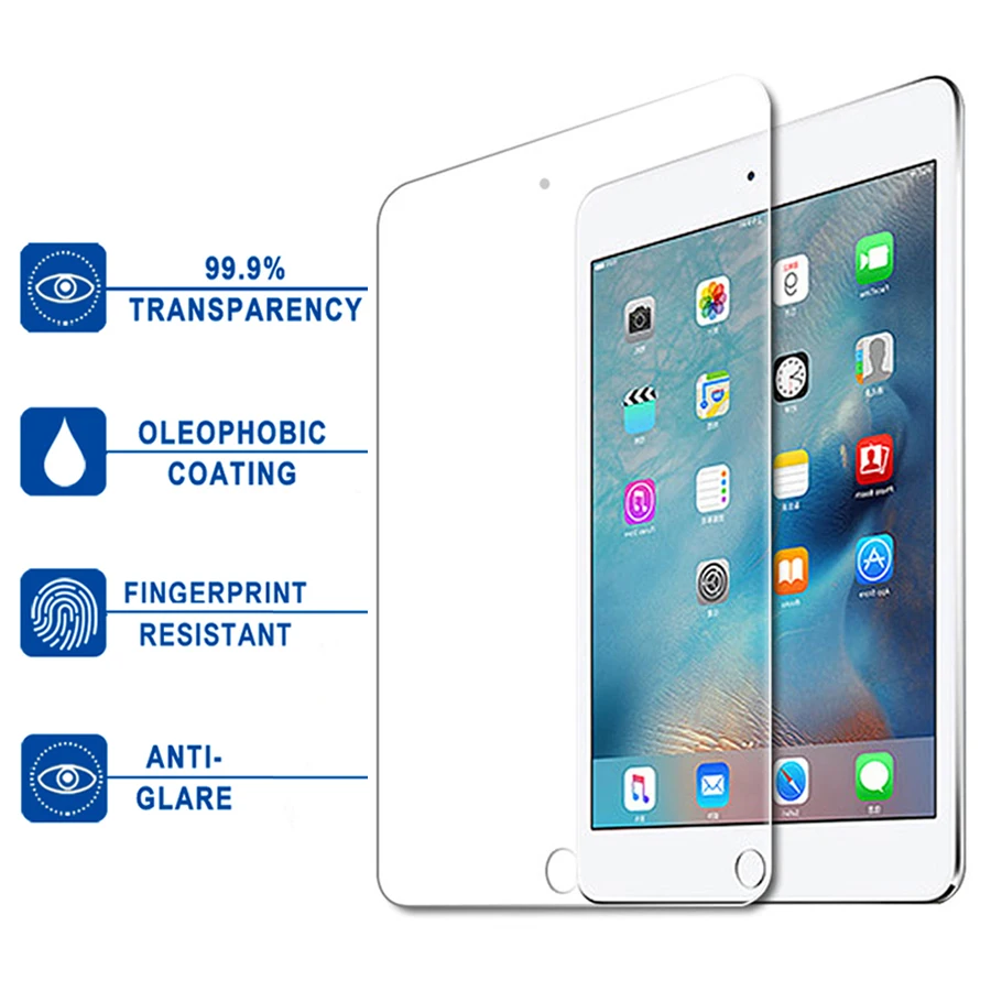 Для Apple ipad 9,7 закаленное стекло для ipad 10,5 5th 6th Pro защитная пленка Air 1 2 Mini 3 4 защитная на пленке glas