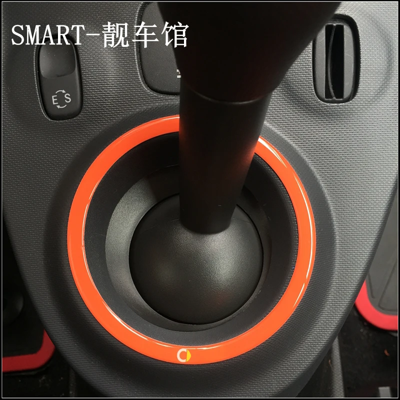 3D гелевая Автомобильная наклейка для SMART 453 Fortwo панель рычага переключения