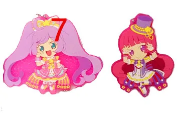 Pripara/прелестные рай аниме брелок Manaka Laala/Minami Мирей/Ходзе Софи/Dorothy West/каучуковый
