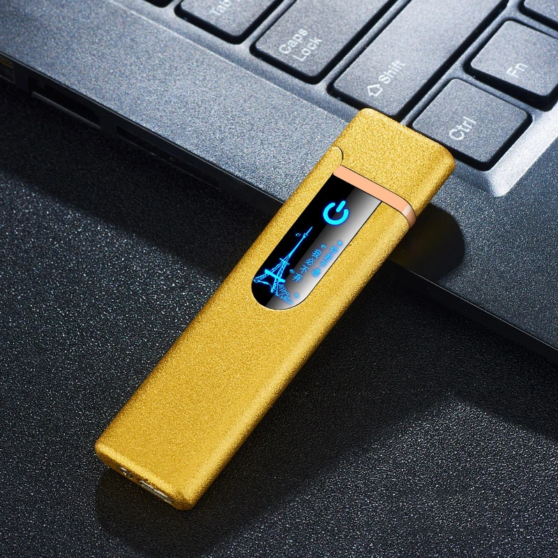 Mini metal double-sided point USB charging customized electronic cigarette lighter wholesale Amazon AliExpress agent | Дом и сад