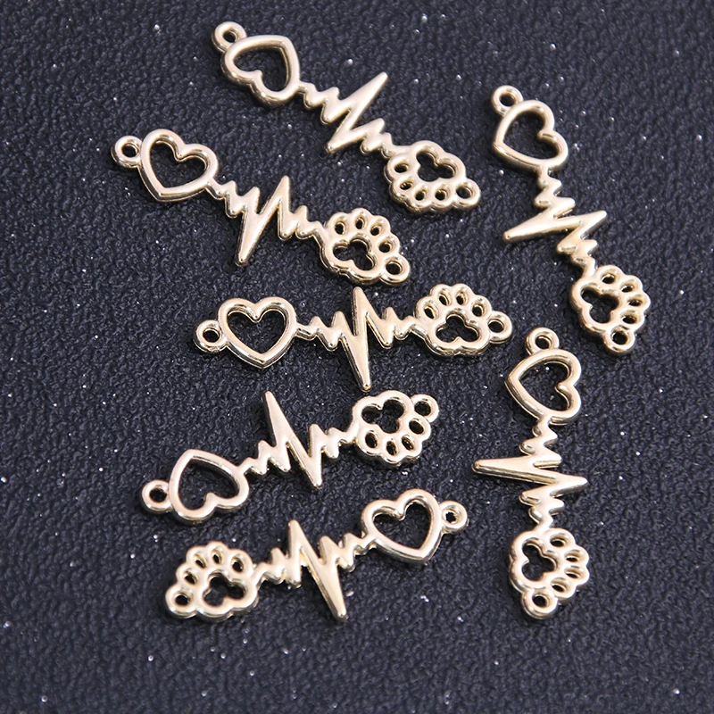 14 шт. 33*12 мм три цвета подвески в виде медвежьей лапы соединитель для производства