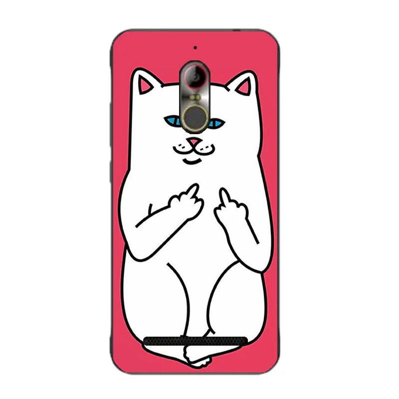 DIY Photo For ZTE Nubia N1 / Lite Cover Blade V7 Phone Case N2 Soft TPU Finger Cat Printing Coque |