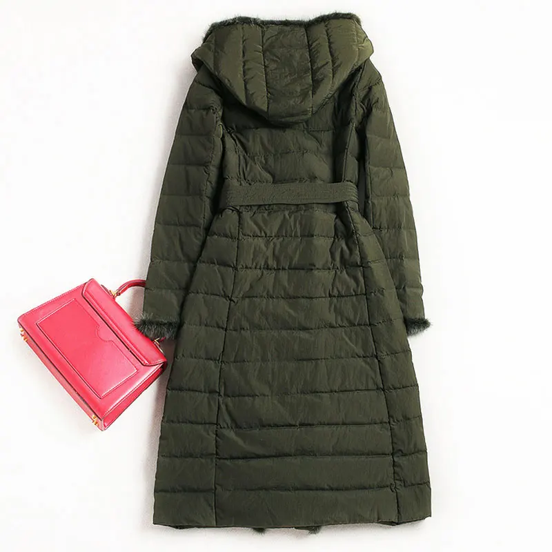 Новинка 2017 европейские женские зимние пальто куртки пояс Плюшевые Край тонкий