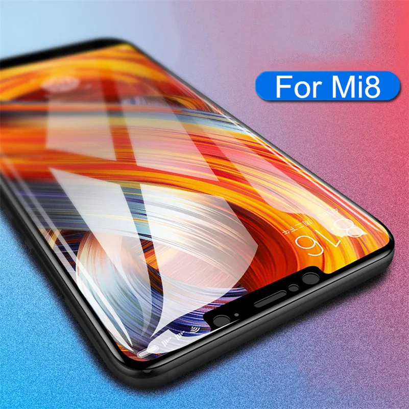 Full Cover Tempered Glass for Xiaomi Redmi 4X Note 5 Plus 4 4a 5A S2 Screen Protector Mi 8 SE 6 6X 5X 5C Mix 2S 2 + 3D Back Film |
