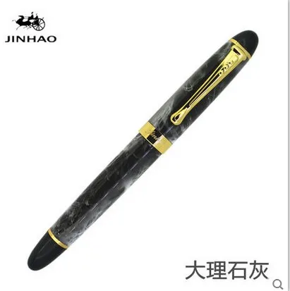 G Jinhao X450 классический толстый корпус 1,0 мм изгиб перо каллиграфия ручка Высокое качество Металл перьевая ручка Роскошные чернила подарочные ручки для письма - Цвет: G