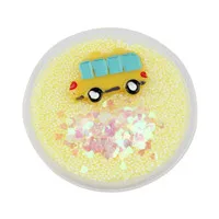 Light yellow Экологически чистые DIY слизи глина губчатая пушистая хрустящая пена шарики Дети головоломка антистресс декомпрессии игрушки для отдыха подарки - Цвет: Light yellow