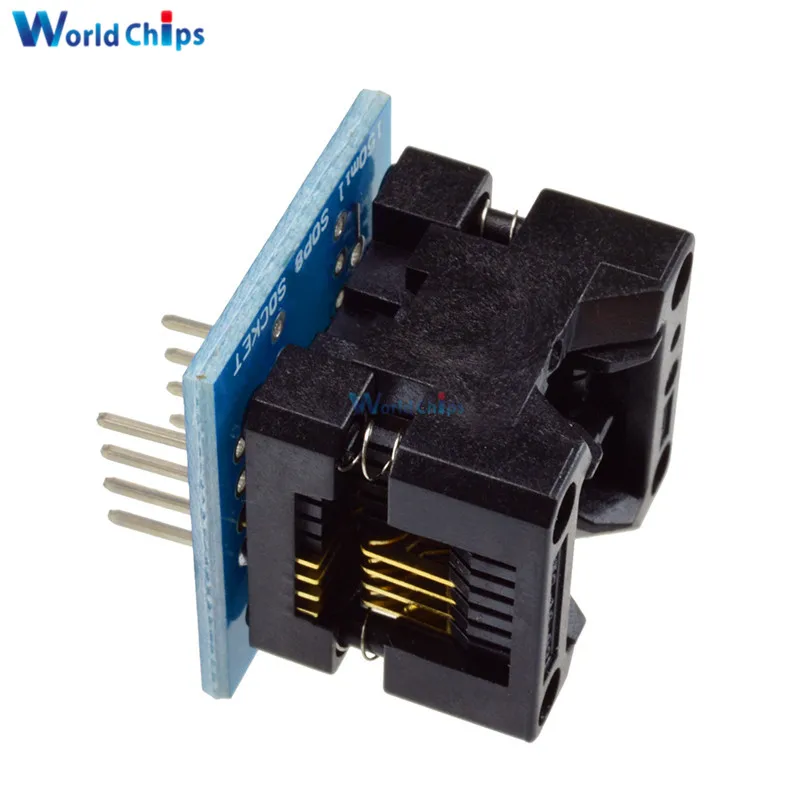 Diymore SOIC8 SOP8 К DIP8 адаптер программатора ЭЗ гнездо модуля преобразователя 150mil Лидер