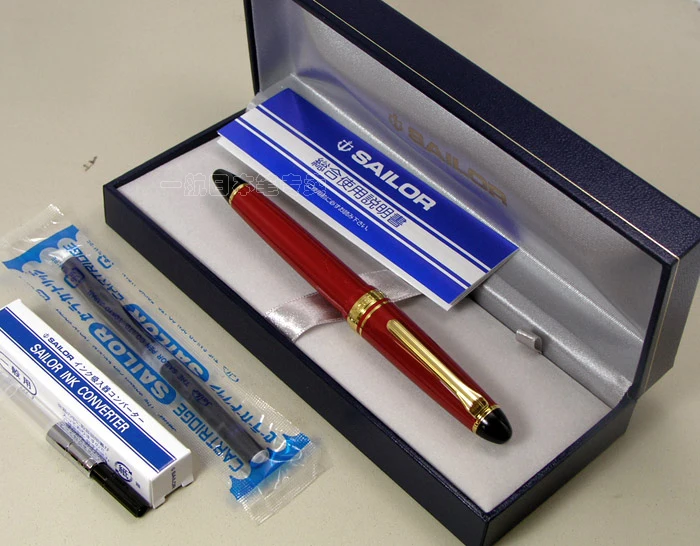1201 red Моряк Торпедо класс GQ 1911 серии 1201 1029 14k авторучка - Цвет: 1201 red
