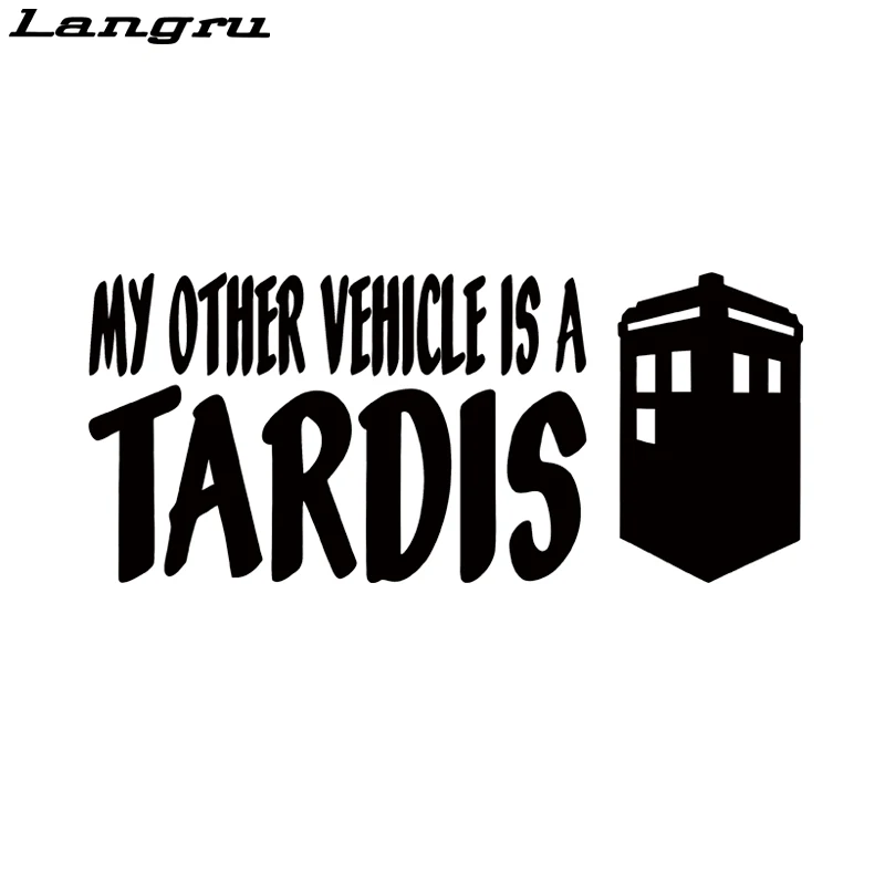 Langru автомобиль Stying My Other Car Is Tardis Doctor Who наклейка на окно автомобиля бампер Jdm|stickers