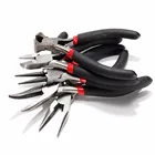 Набор инструментов для ювелирных изделий, набор из 5 плоскогубцев с круглой длинной изогнутой боковой резкой, для изготовления бижутерии, обмотки проволоки, хобби, 5 дюймов