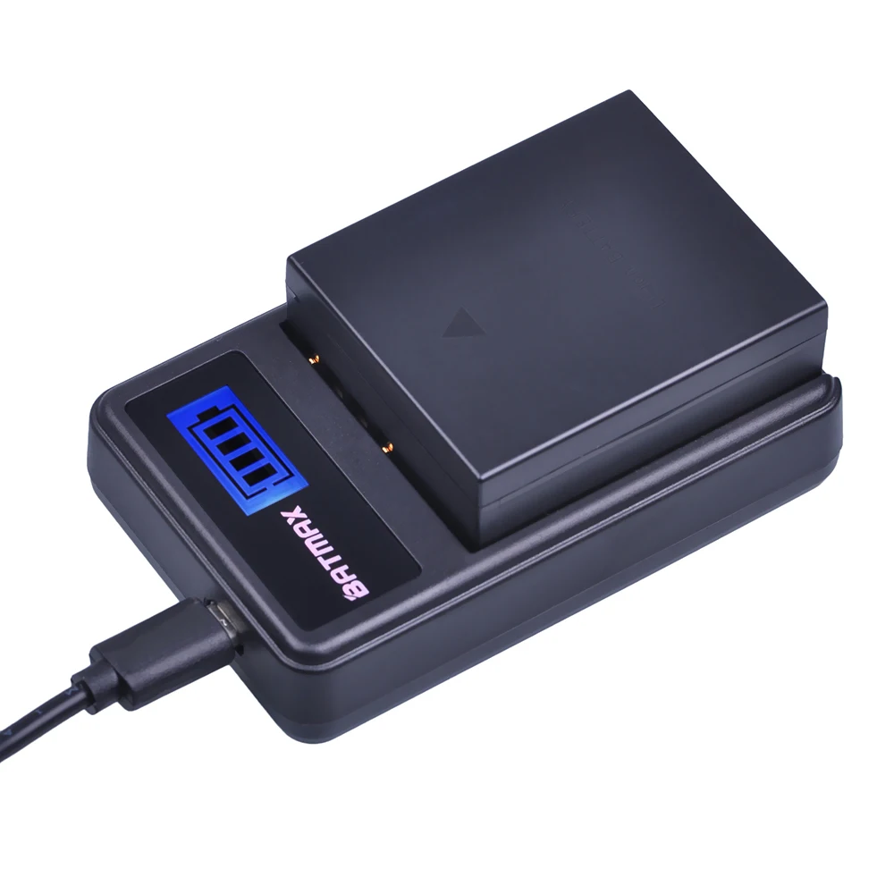 Аккумуляторное Зарядное устройство USB для фотоаппарата Olympus BLH 1 Mark II с ЖК