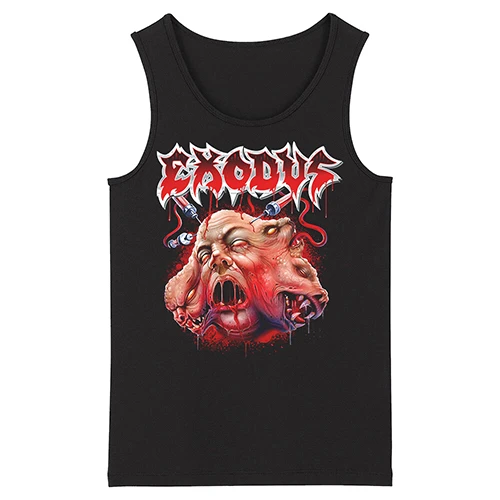 Todhoof Exodus Grindcore HardMetal Deathcore металлические мужские майки Азиатский размер - Цвет: 4