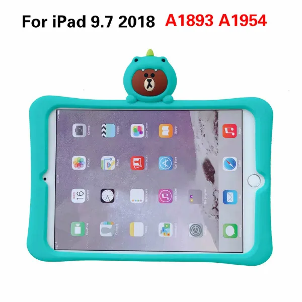 Чехол для Apple iPad 9,7 Pro 9,7 10,5 11 Air 1 2 3 чехол для IPad 2/3/4 5 6 iPad Mini 1/2/3/4/5 силиконовая подставка для крышки - Цвет: For iPad 9.7 2018