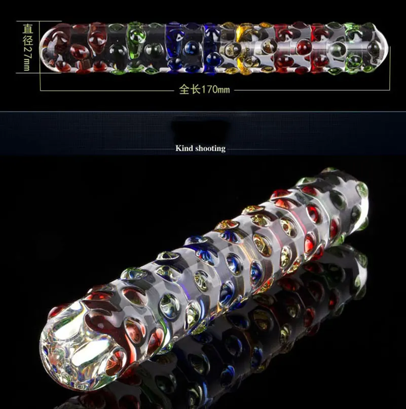 GLASS butt plug Stimulating anus Crystal Anal TOYS Due Dong Dildo sex Toys for women anal speculum gay lesbian toys with box | Красота и