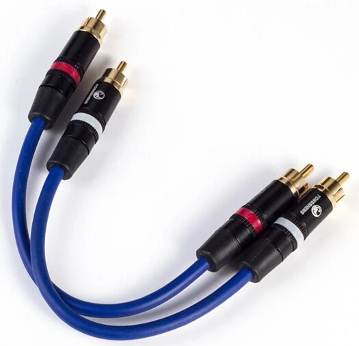 Высококачественный оригинальный Aune высококачественный RCA к HIFI аудио кабель 24 см
