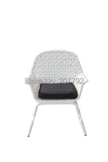 Горячая Распродажа Плетеный и белый обеденный стол из ротанга для сада|garden dining