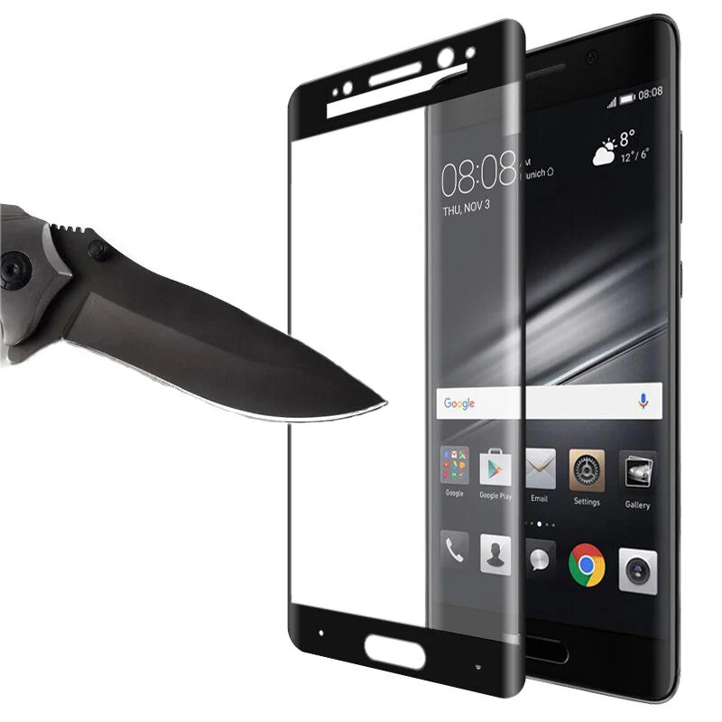 3D изогнутое полное покрытие 9H закаленное стекло для huawei mate 9 Pro Защитная пленка для экрана для huawei Porsche дизайн mate 9 9Pro 5,5 дюймов