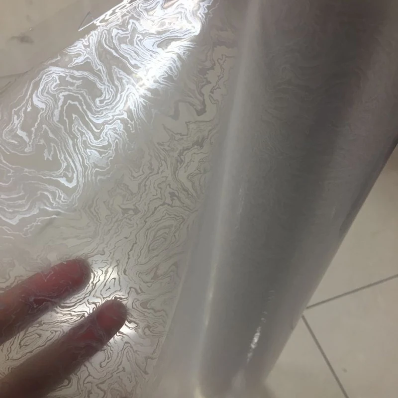 Пленка для aqua print CSWF124 1 0.5mX 2m/10m серебряная волна и прозрачная водная печать|film for