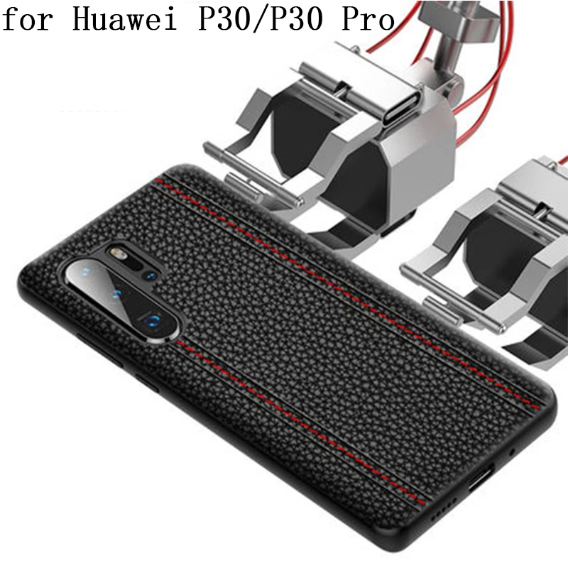 Простой Стильный чехол из натуральной кожи на заказ для Huawei P30 аксессуары