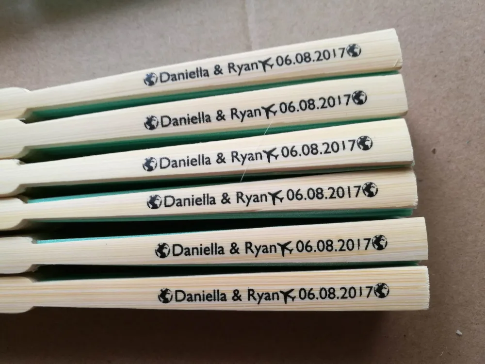 

Free shipping 65 pcs/lot personalized printing text on wedding silk hand fans in 18 colors available