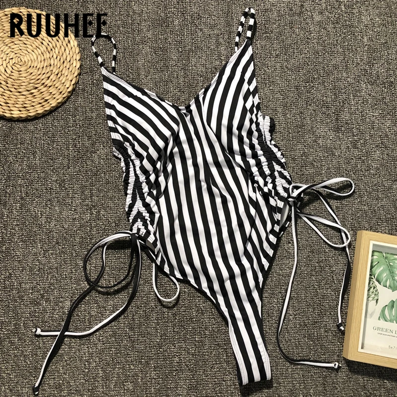 RUUHEE, сдельный купальник, сексуальные стринги, купальник для женщин, боди, купальник, Женский комплект бикини, летняя пляжная одежда, монокини