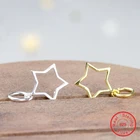 Женские Подвески UQBing, сделанные вручную, серебристые, золотые, 925 пробы, серебряные, 11*10*1,4 мм