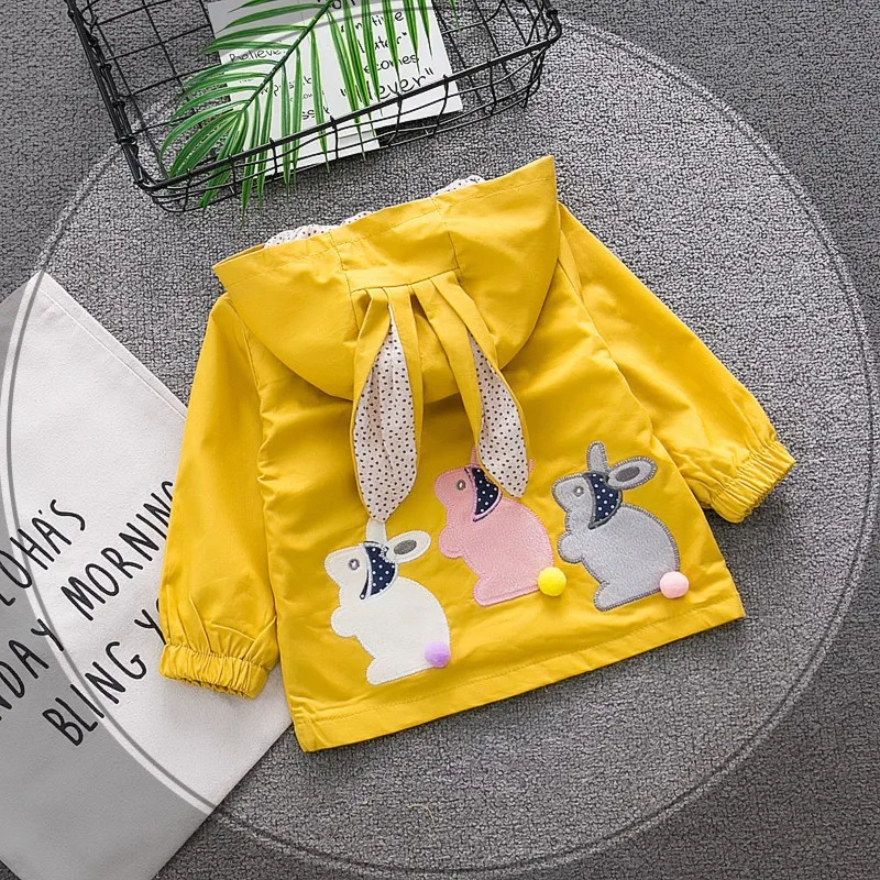 Куртки для маленьких девочек плащ 2019 Детское пальто Детская верхняя одежда с