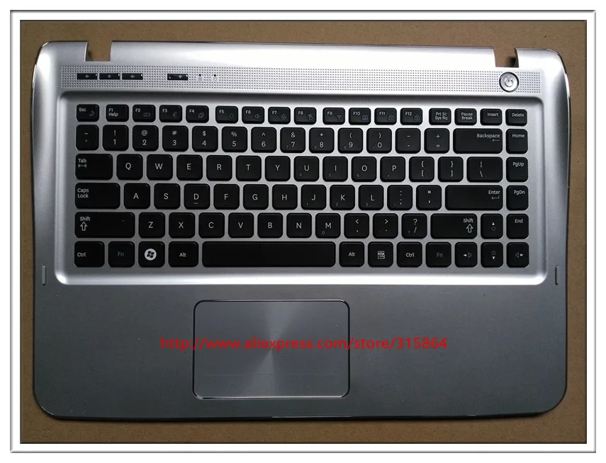 Новая клавиатура для ноутбука с сенсорной панелью для SAMSUNG SF410 SF411 BA75-02891A на английском языке
